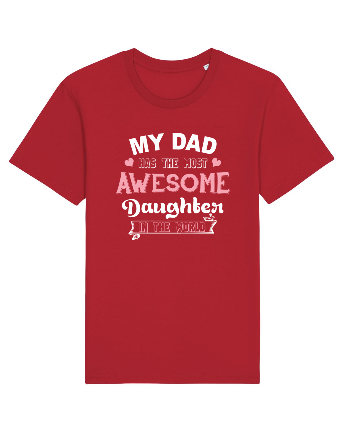 Tricou mânecă scurtă Unisex Rocker Red