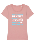 DENTAL HYGIENIST Tricou mânecă scurtă guler larg fitted Damă Expresser