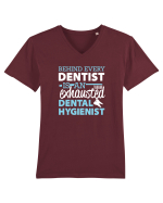 DENTAL HYGIENIST Tricou mânecă scurtă guler V Bărbat Presenter