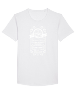 DESIGNER Tricou mânecă scurtă guler larg Bărbat Skater