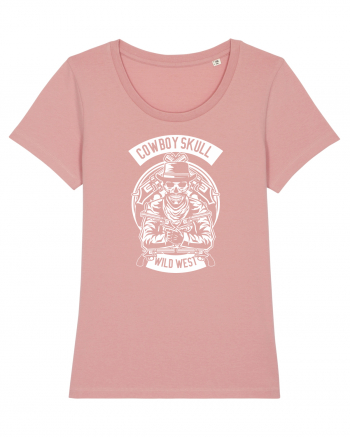 Cowboy Skull White Canyon Pink