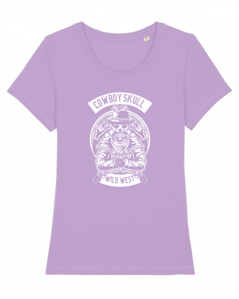 Cowboy Skull White Lavender Dawn