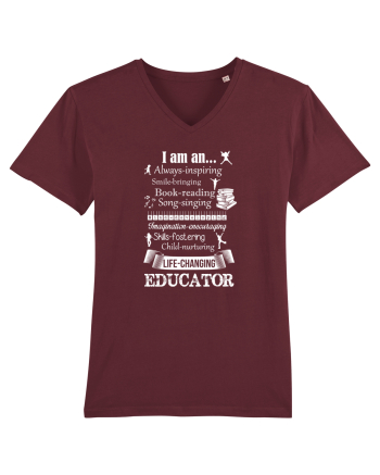 EDUCATOR Burgundy