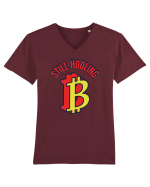 Still Hodling Tricou mânecă scurtă guler V Bărbat Presenter