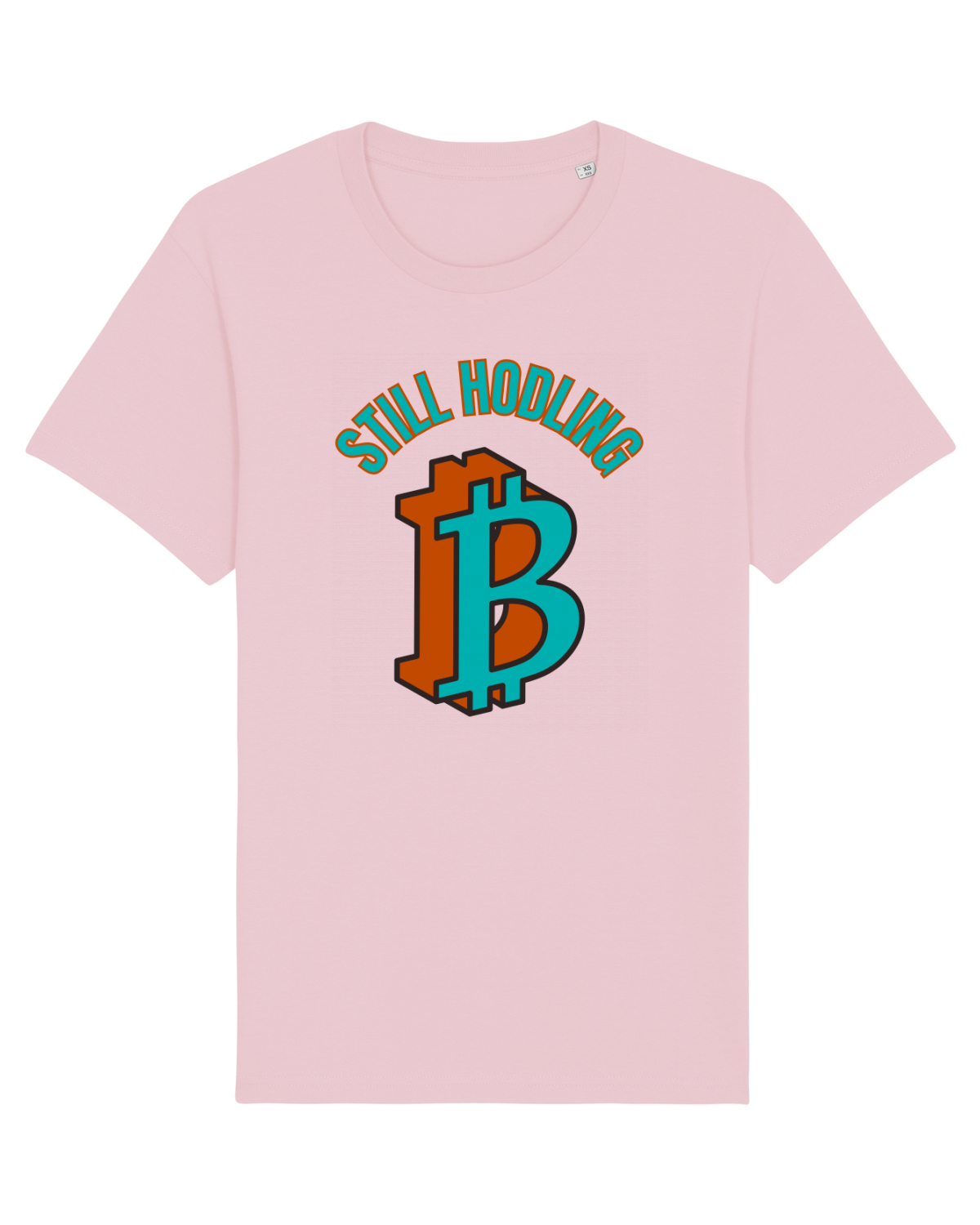 Tricou mânecă scurtă Unisex Rocker Cotton Pink