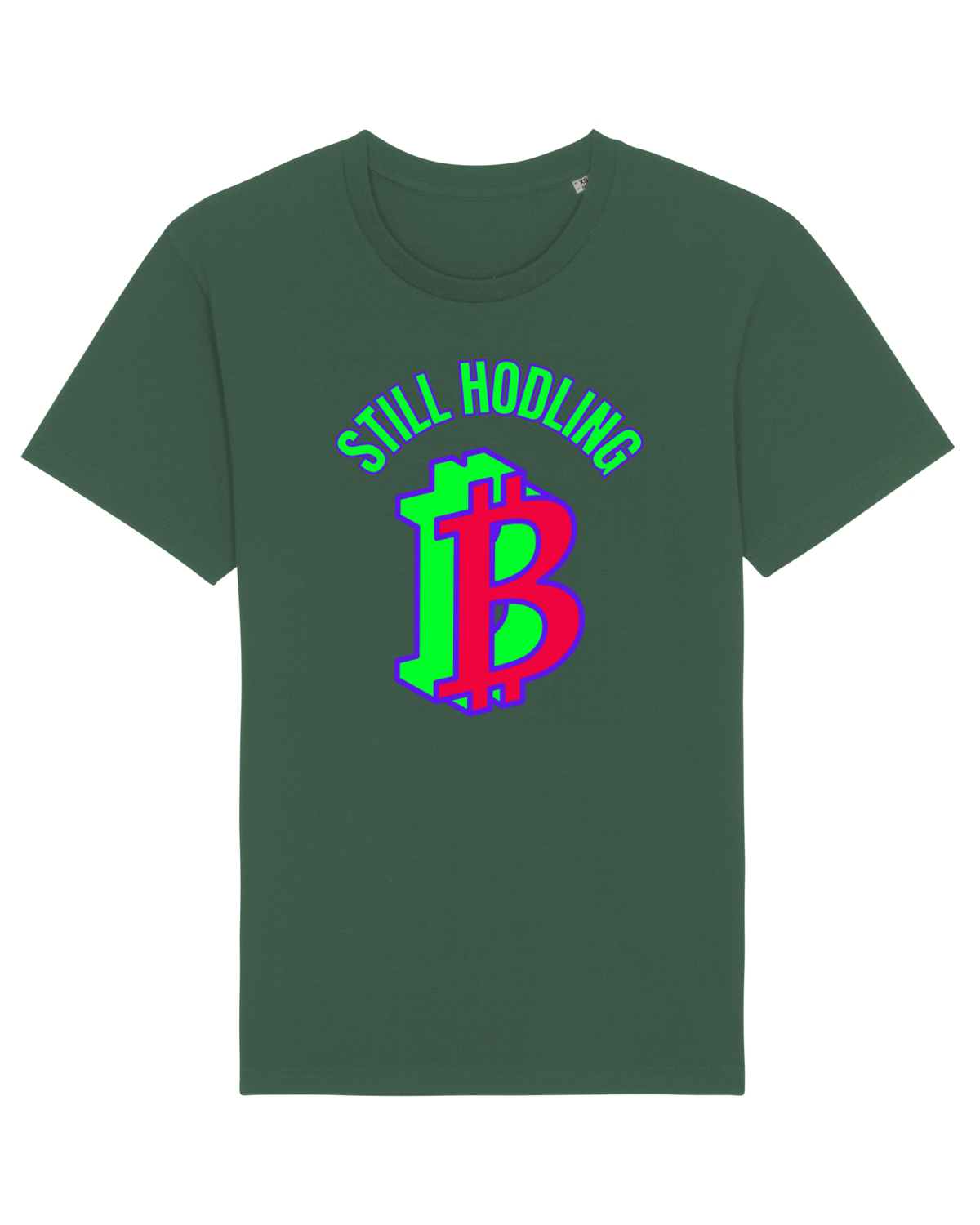 Tricou mânecă scurtă Unisex Rocker Bottle Green