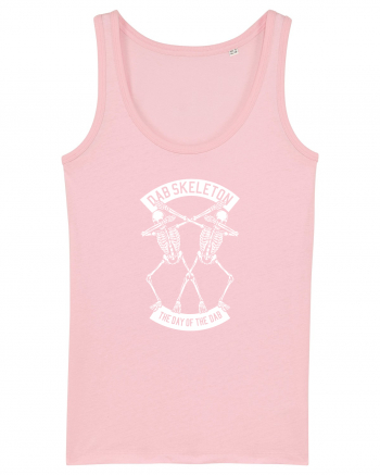 Dab Skeleton White Cotton Pink