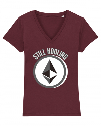 Still Hodling.Etherum  Burgundy