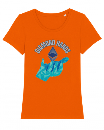 Diamond Hands Bright Orange