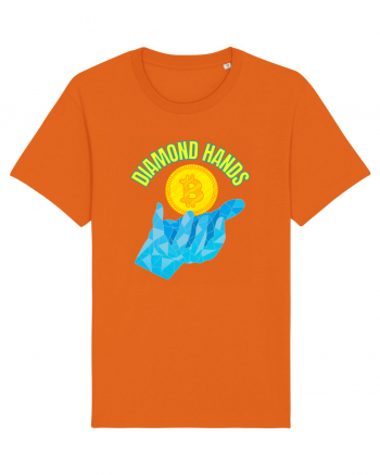 Diamond Hands Bright Orange