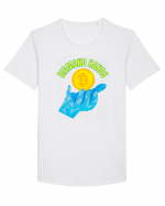 Diamond Hands Tricou mânecă scurtă guler larg Bărbat Skater