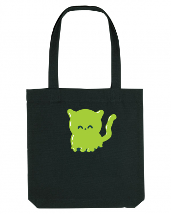 Ghost green kitty Black