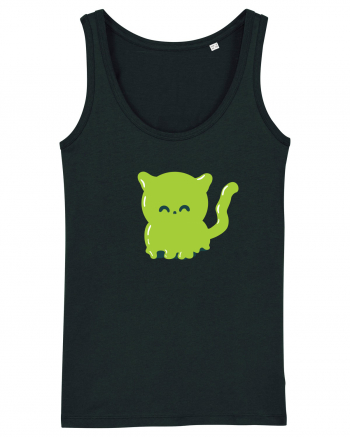 Ghost green kitty Black