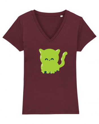 Ghost green kitty Burgundy