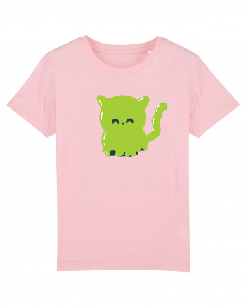 Ghost green kitty Cotton Pink