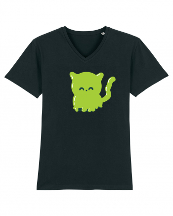 Ghost green kitty Black