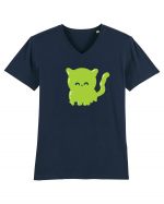 Ghost green kitty Tricou mânecă scurtă guler V Bărbat Presenter