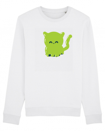 Ghost green kitty White