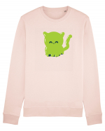 Ghost green kitty Bluză mânecă lungă Unisex Rise