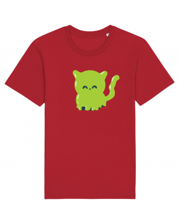 Ghost green kitty Red