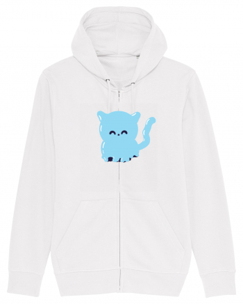 Ghost blue kitty White