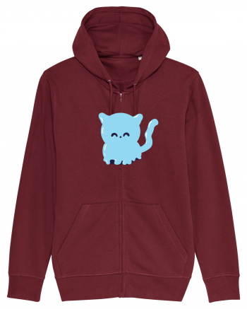 Ghost blue kitty Burgundy