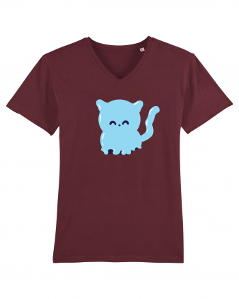 Ghost blue kitty Burgundy