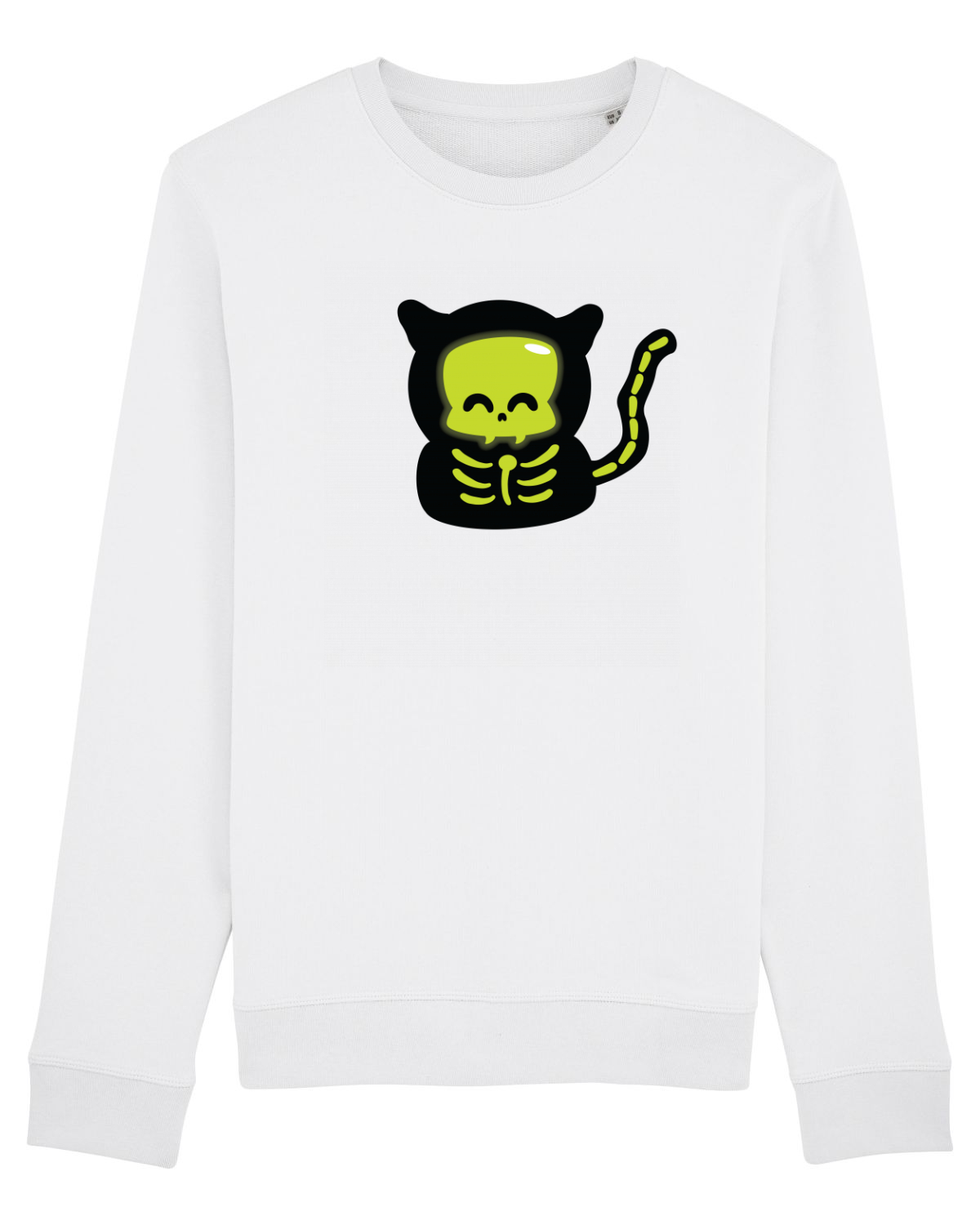 Bluză mânecă lungă Unisex Rise White