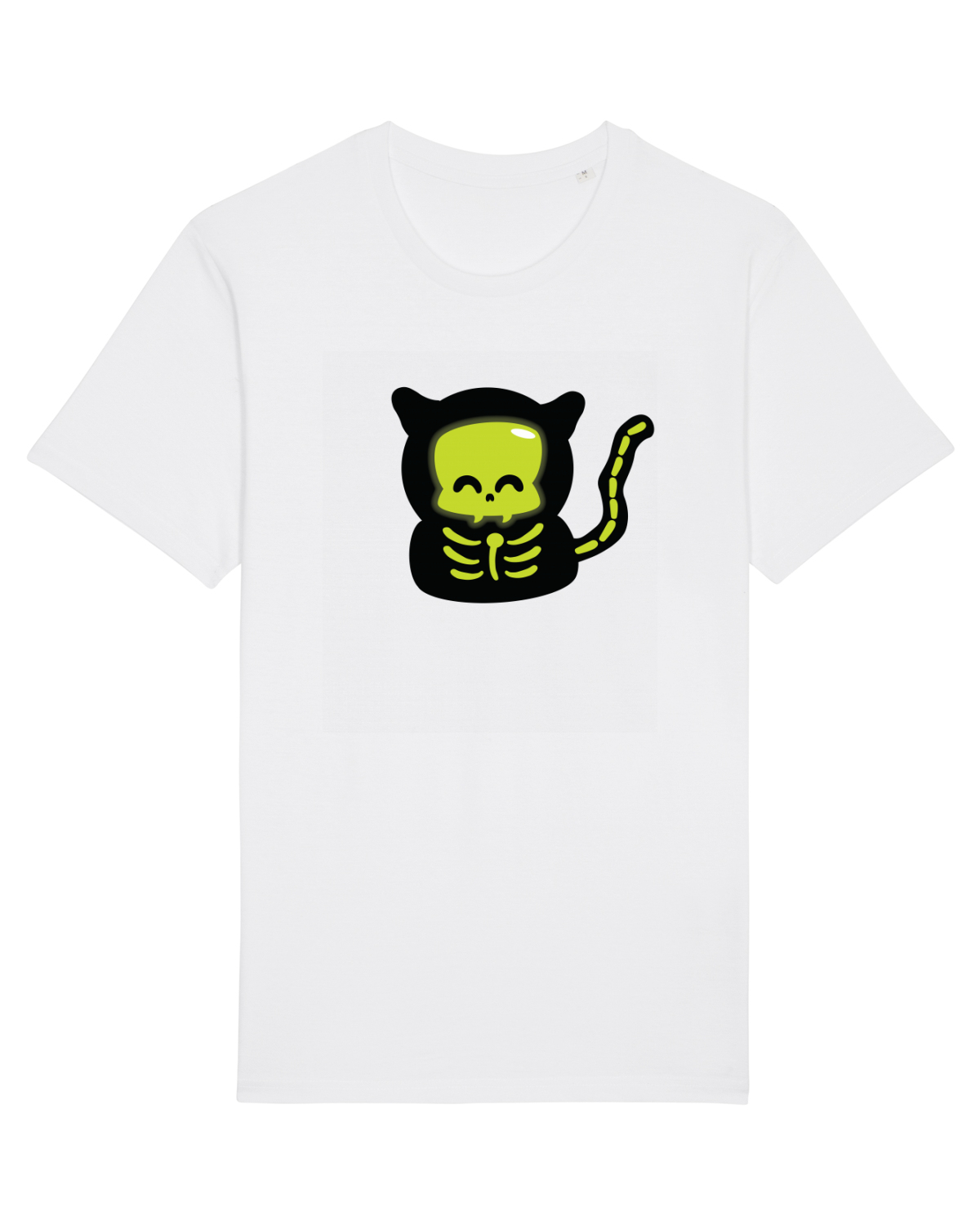 Tricou mânecă scurtă Unisex Rocker White