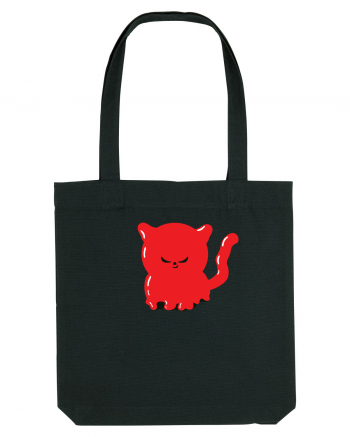 Ghost red devil kitty Black