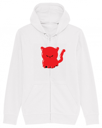 Ghost red devil kitty White