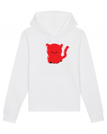 Ghost red devil kitty White