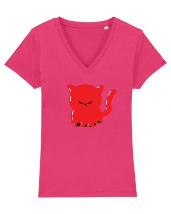 Ghost red devil kitty Raspberry