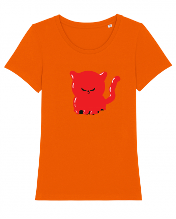 Ghost red devil kitty Bright Orange