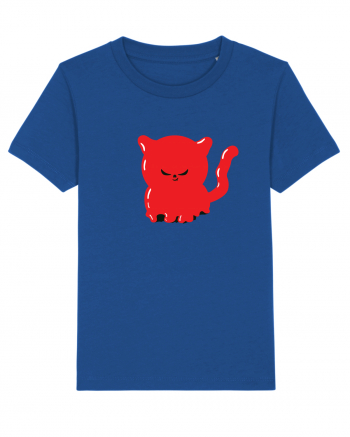 Ghost red devil kitty Majorelle Blue