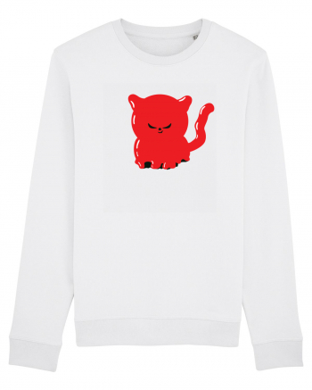 Ghost red devil kitty White