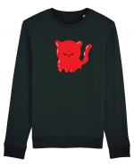 Ghost red devil kitty Bluză mânecă lungă Unisex Rise