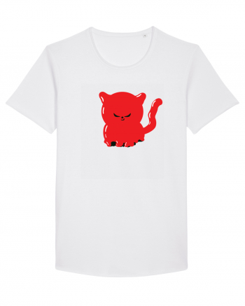 Ghost red devil kitty White