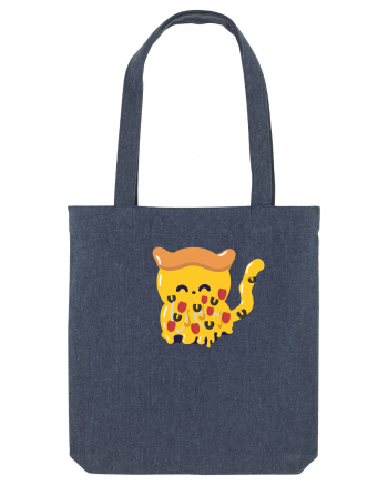 Pizza Kitty  Midnight Blue