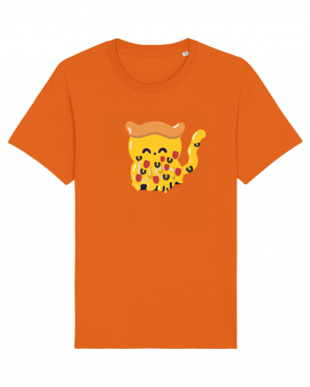 Pizza Kitty  Bright Orange