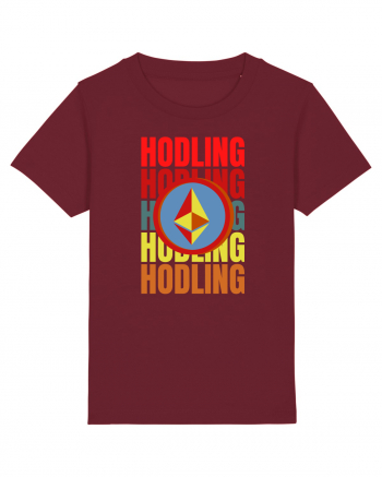 Hodling.Etherum  Burgundy