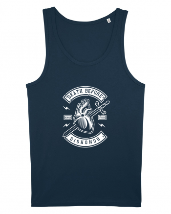 Death Before Dishonor Heart White Navy