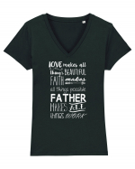 FATHER Tricou mânecă scurtă guler V Damă Evoker