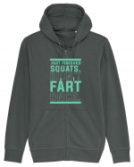 SQUATS Hanorac cu fermoar Unisex Connector