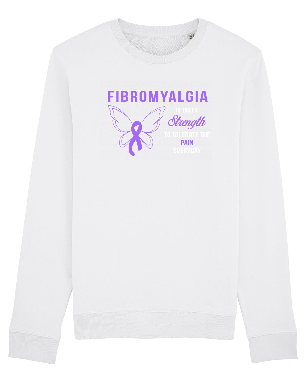 Bluză mânecă lungă Unisex Rise White