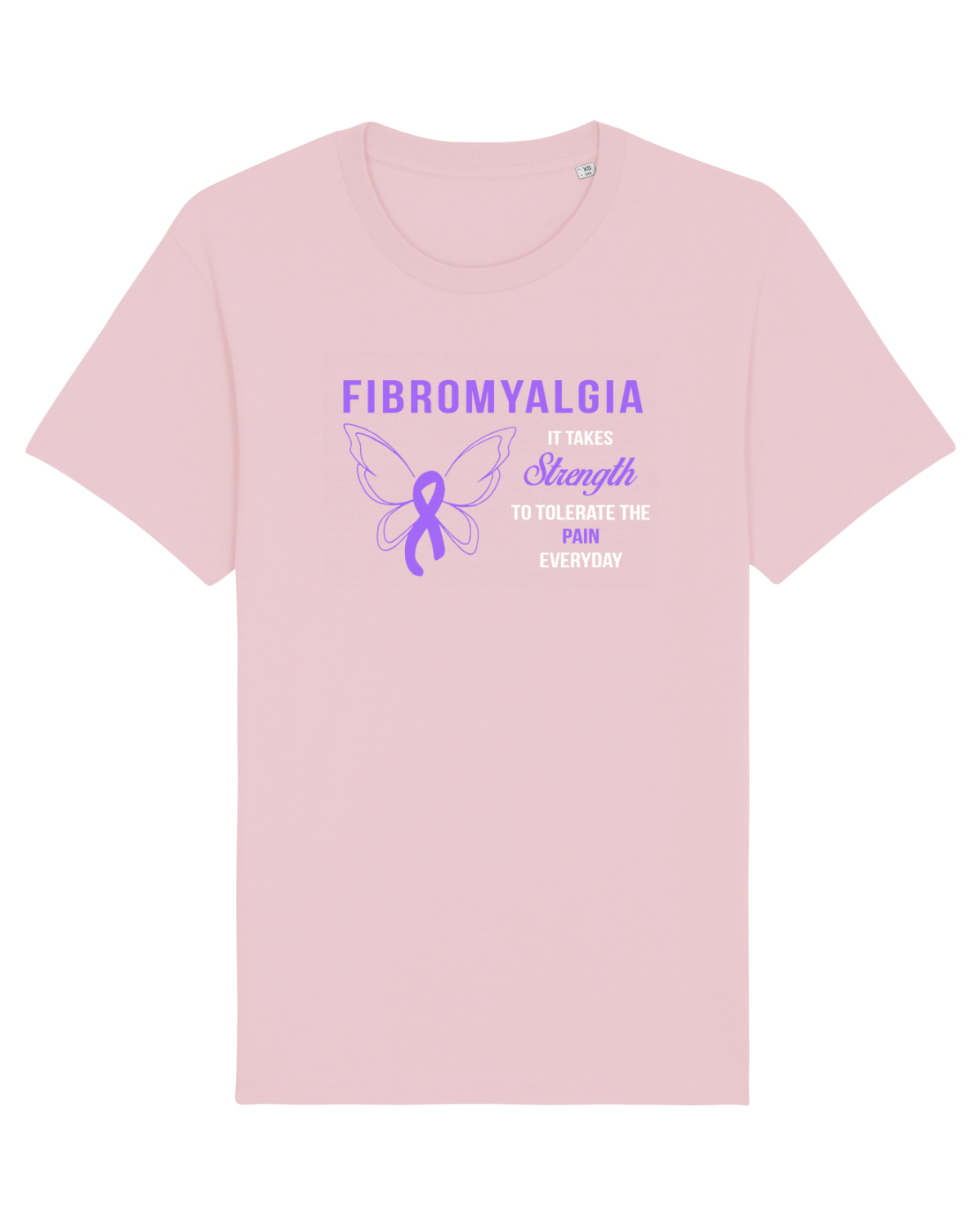 Tricou mânecă scurtă Unisex Rocker Cotton Pink