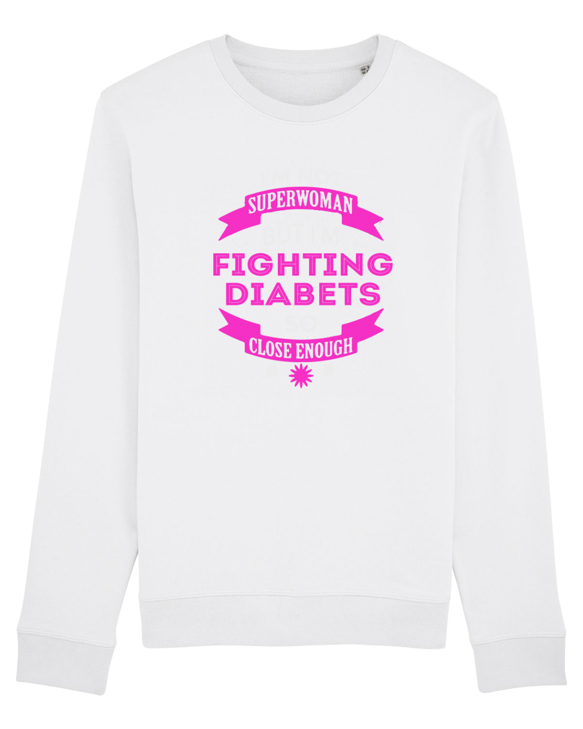 Bluză mânecă lungă Unisex Rise White