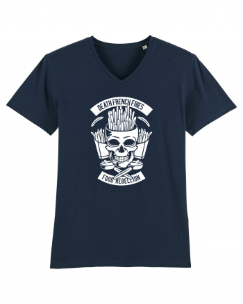 Fast Food Skull White French Navy