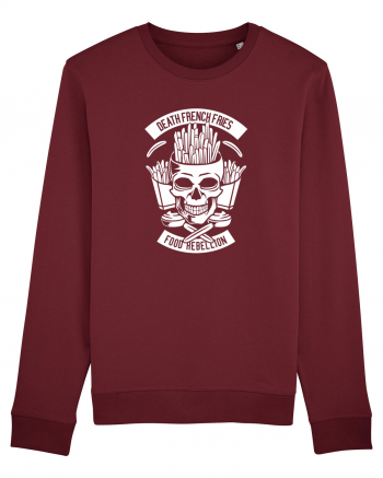 Fast Food Skull White Burgundy