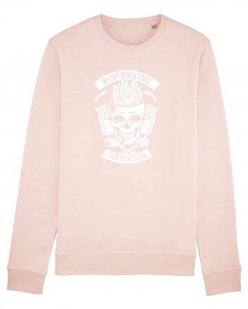 Fast Food Skull White Candy Pink